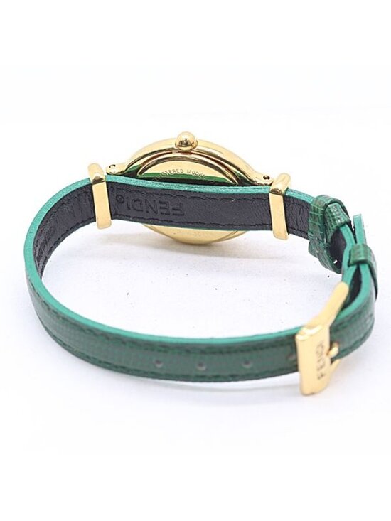 ✨ 𝐅𝐞𝐧𝐝𝐢 𝐂𝐡𝐚𝐦𝐞𝐥𝐞𝐨𝐧 𝐒𝐭𝐫𝐚𝐩 𝐕𝐢𝐧𝐭𝐚𝐠𝐞  Fendi Box Replacement with Chameleon Quartz Silver Dial Watch
